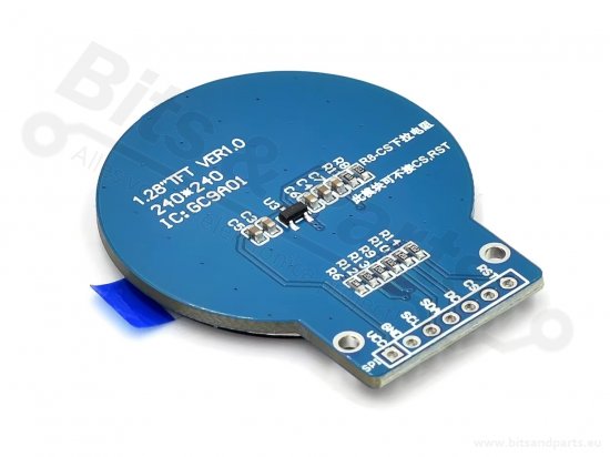 Display LCD Rond 240px 1,28 inch SPI/GC9A01
